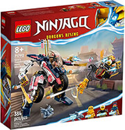 lego ninjago 71792 sora s transforming mech bike racer