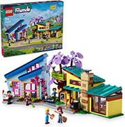 lego friends 42620 olly and paisley s family houses