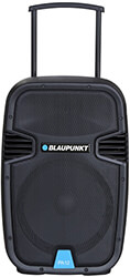 blaupunkt pa12 fm bluetooth karaoke speaker black