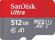 sandisk sdsquac 512g gn6ma ultra 512gb micro sdxc uhs i u1 a1 sd adapter