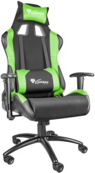 genesis nfg 0907 nitro 550 gaming chair black green
