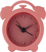 hama 123142 mini silicone alarm clock coral