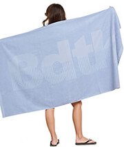 petseta bodytalk logo towel lila 180 x 100 cm
