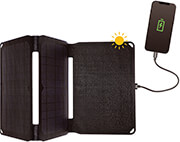 4smarts foldable solar panel voltsolar 20w dual usb connector black