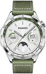 smartwatch huawei watch gt 4 stainless steel 46mm green