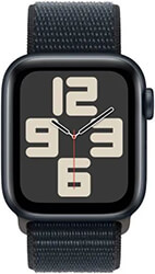 apple watch mre03 series se 2023 40mm midnight aluminium case with sport loop midnight