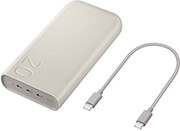 samsung eb p4520xu powerbank 20000mah 45w power delivery pd quick charge 30 3x type c beige