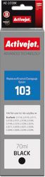 activejet ae 103bk melani epson 103 c13t00s14a 70 ml 4500 black photo activejet ae 103bk melani epson 103 c13t00s14a 70 ml 4500 black photo