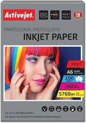 activejet ap6 260gr100 photo paper for melani printers a6 100 pcs 10x15 photo activejet ap6 260gr100 photo paper for melani printers a6 100 pcs 10x15 photo