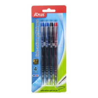stylo beifa a gel click retractable roller pen 07mm 4 xromata photo