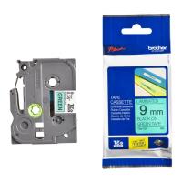 gnisio brother ptouch green black 8m x 9mm oem tze721 photo