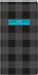 imerologio ebdomadiaio 2021 plagio plaid 8 x 16 mayro photo