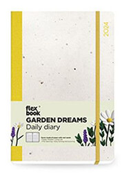 imerologio imerisio 2024 garden dreams 138 x 20 cm kitrino photo
