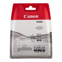 gnisio melani canon pgi 520bk twin pack me oem 2932b012 photo