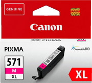 gnisio canon cli 571xl magenta me oem 0333c001 photo