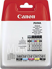 gnisio melani canon pgi 580 cli 581 pgbk c m y me oem 2078c005 photo
