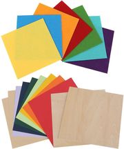 creality smart laser engraving sheets pack 2x basswood 2x craft paper colored papers and felt photo