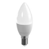 lamptiras duracell led candle e14 6w 2700k photo