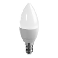 lamptiras duracell led candle e14 6w dimmable 2700k photo