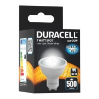 lamptiras duracell led gu10 7w 3000k photo