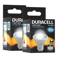 lamptiras duracell led gu10 7w 4000k 2tem photo