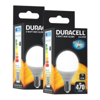 lamptiras duracell led g45 6w e14 4000k 2tem photo