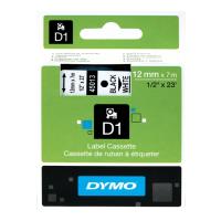 dymo etiketes d1 12mm black white 45013 s0720530 photo