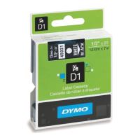 dymo etiketes d1 12mm white black 45021 s0720610 photo