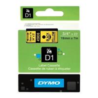 dymo etiketes d1 19mm black yellow 45808 s0720880 photo