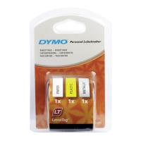 dymo etiketes letratag variety pack paper plastic metallic s0721800 photo