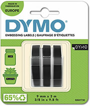 dymo etiketes s0847730 black photo