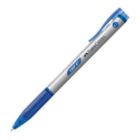 stylo faber castell grip x retractable ballpoint 07mm blue photo