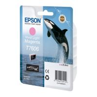 gnisio melani epson t7606 vivid light magenta me oem c13t76064010 photo