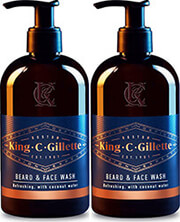 gillette c king 81753691 beard face wash 700ml 350ml x2 photo