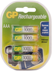 rechargeable battery gp r03 aaa 1000mah nimh 4 pcs pack gp photo