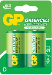 mpataria gp zinc carbon gp r20 13g u2 greencell 2pcs photo