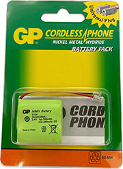 battery for cordless phone 21 2aa 24v nimh 300mah gpt154 gp photo