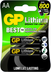 lithium battery cr6 aa 15v 2 pcs in blister gp photo lithium battery cr6 aa 15v 2 pcs in blister gp photo