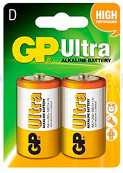 gp alkaline battery ultra lr20 2 pcs pack 15v gp photo