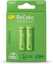 rechargeable battery gp r6 aa 130aahc eb2 1300mah nimh 2pcs photo