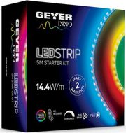 geyer led strip kit 144w 12v rgb ip65 5m rgb controller driver photo