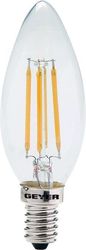 lamptiras geyer led keri filament c35 4w e14 4000k 380lm dim photo