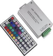 geyer infrared aluminium shell 24 key rgb controller 12v 216w 24v 432w photo