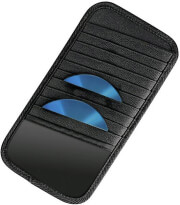 hama 33836 sun visor case 10 cds black photo