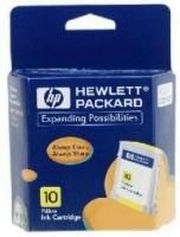 gnisio melani hewlett packard no 10 yellow ink crtr me oem c4842a photo