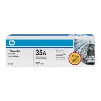 gnisio hewlett packard black toner me oem cb435a photo