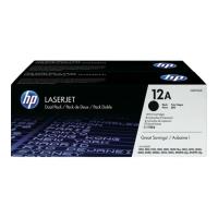 gnisio hewlett packard toner dual pack me oem q2612ad photo