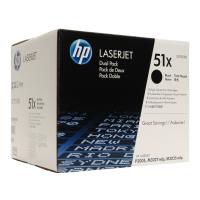 gnisio hewlett packard toner black dualpack me oem q7551xd photo