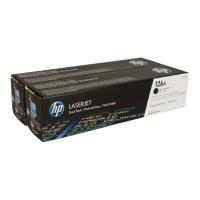 gnisio hewlett packard toner dual pack black me oem ce310ad photo