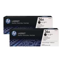 gnisio hewlett packard toner twin pack gia lj m1120mfp m1522mfp p1505 black oem cb436ad photo